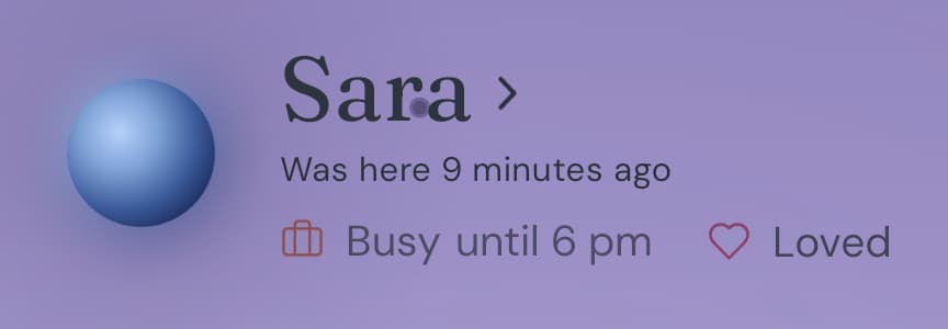 Sara on Lune’s Home: Busy until 6 pm, and Loved.